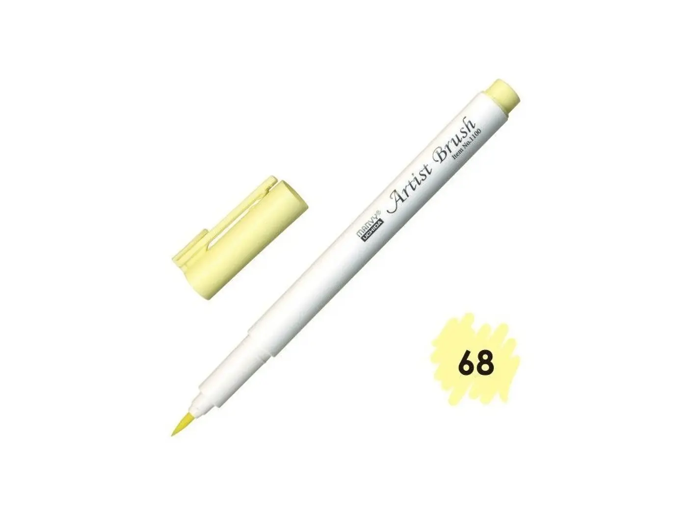 Štětcový fix MARVY daffodil yellow Artist Brush 1100-68 - fotografie 1