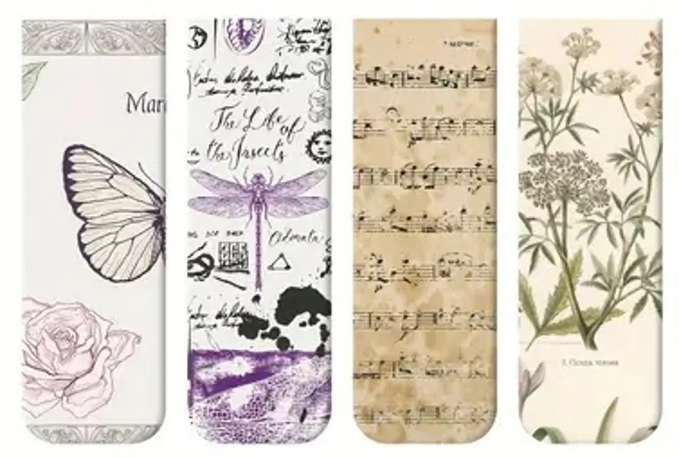 Magnetické záložky Vintage Ilustrace z Minulosti - fotografie 1