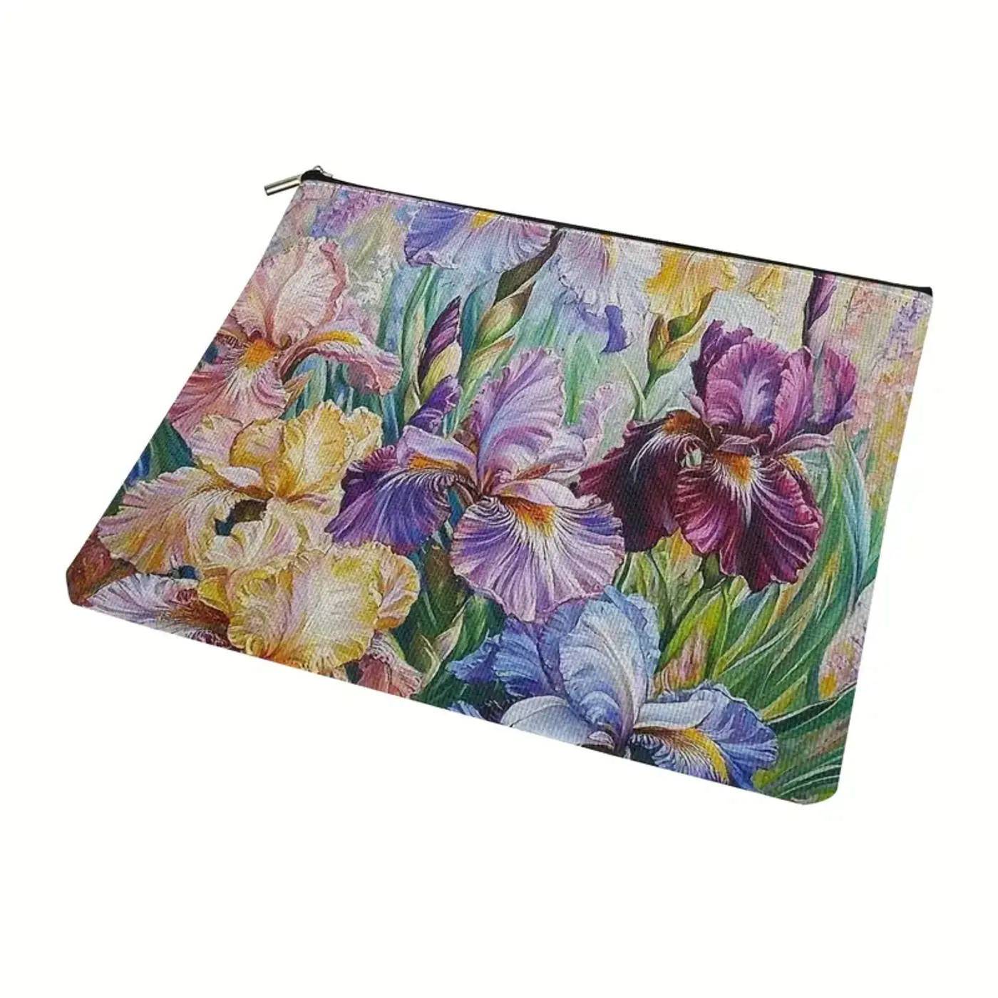 Kosmetická taštička s motivem květin – 25×17 cm - fotografie 1