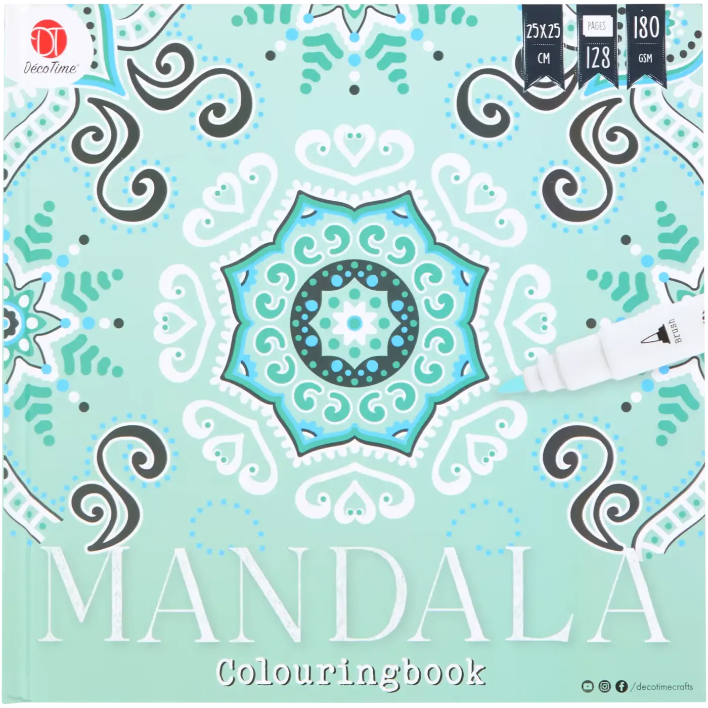 Omalovánky Mandala – Relaxační omalovánky pro dospělé | 128 listů - fotografie 1