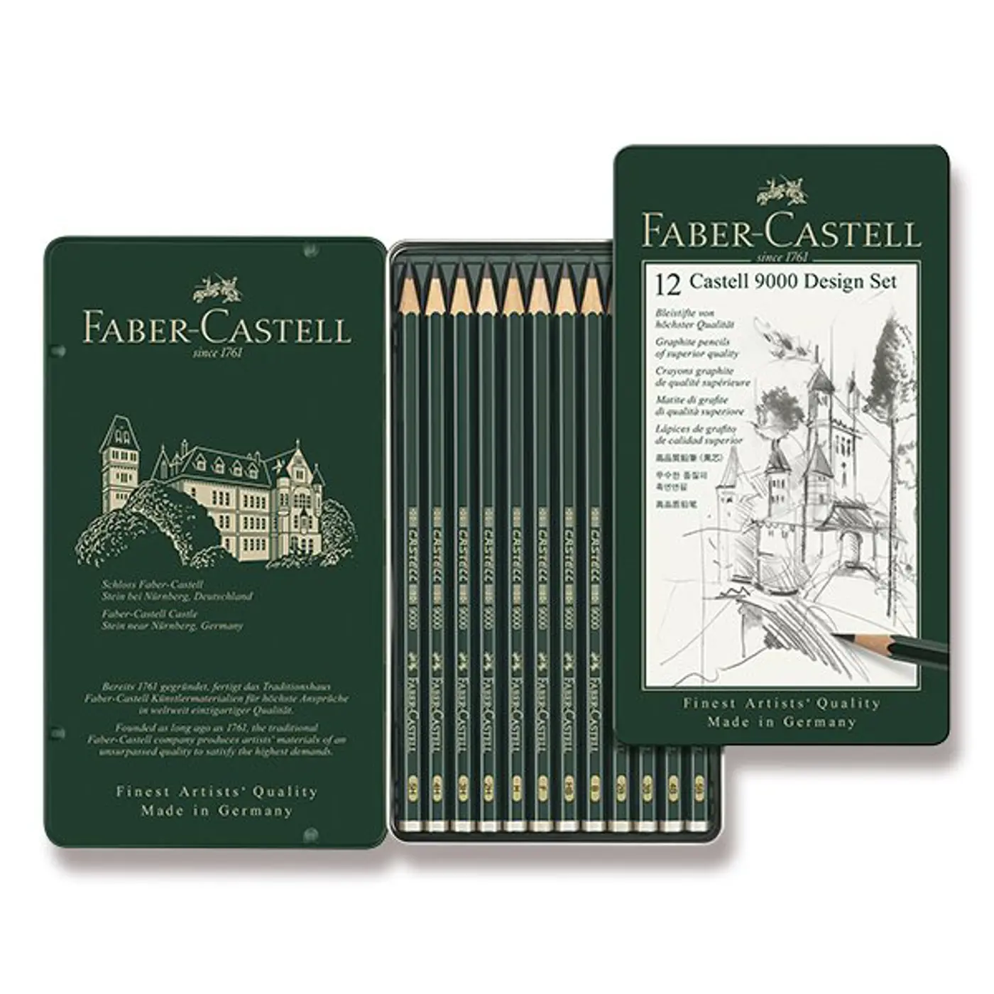 Sada tužek Faber-Castell 12ks v krabičce - fotografie 1