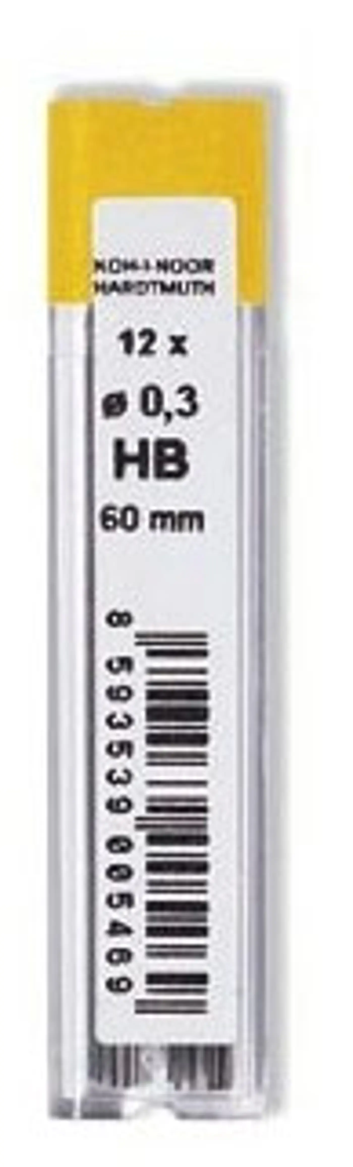 Náhradní tuhy do mikrotužky HB 0,3mm - fotografie 1