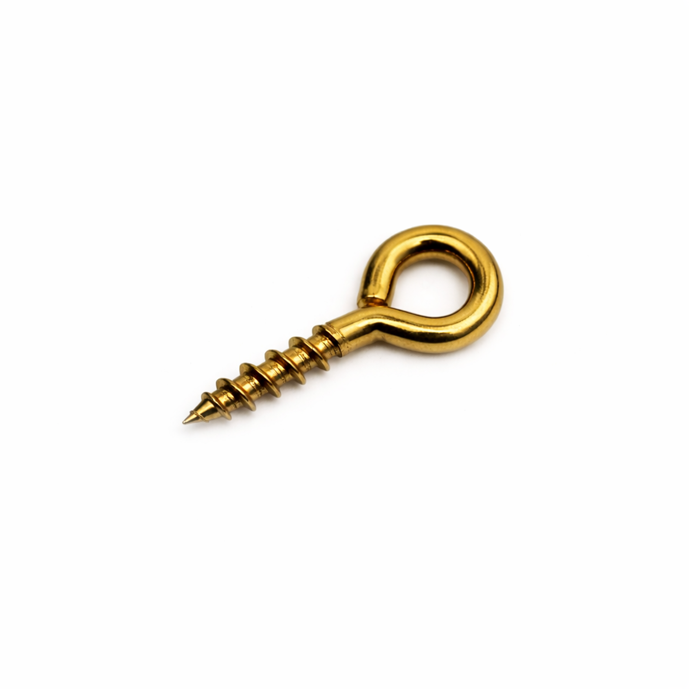 Bižuterní šroubovací očko 10x4 mm v barvě Tmavé zlato 10 ks - fotografie 1
