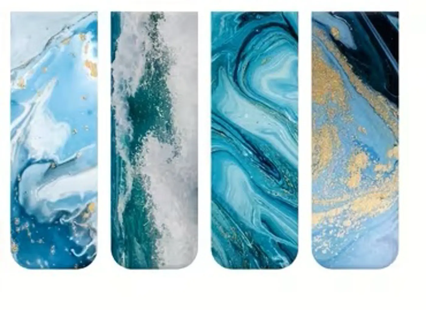 Oceánské abstrakce – magnetické záložky  Mořský vánek - fotografie 1