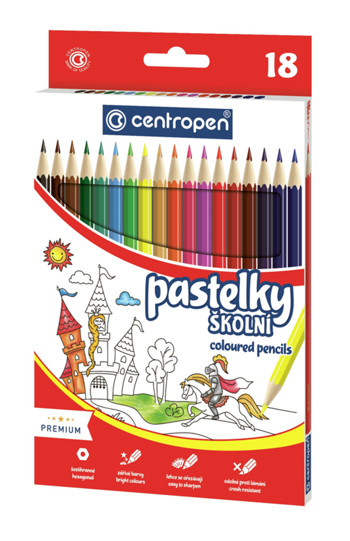  Pastelky Centropen 9520 18ks - fotografie 1