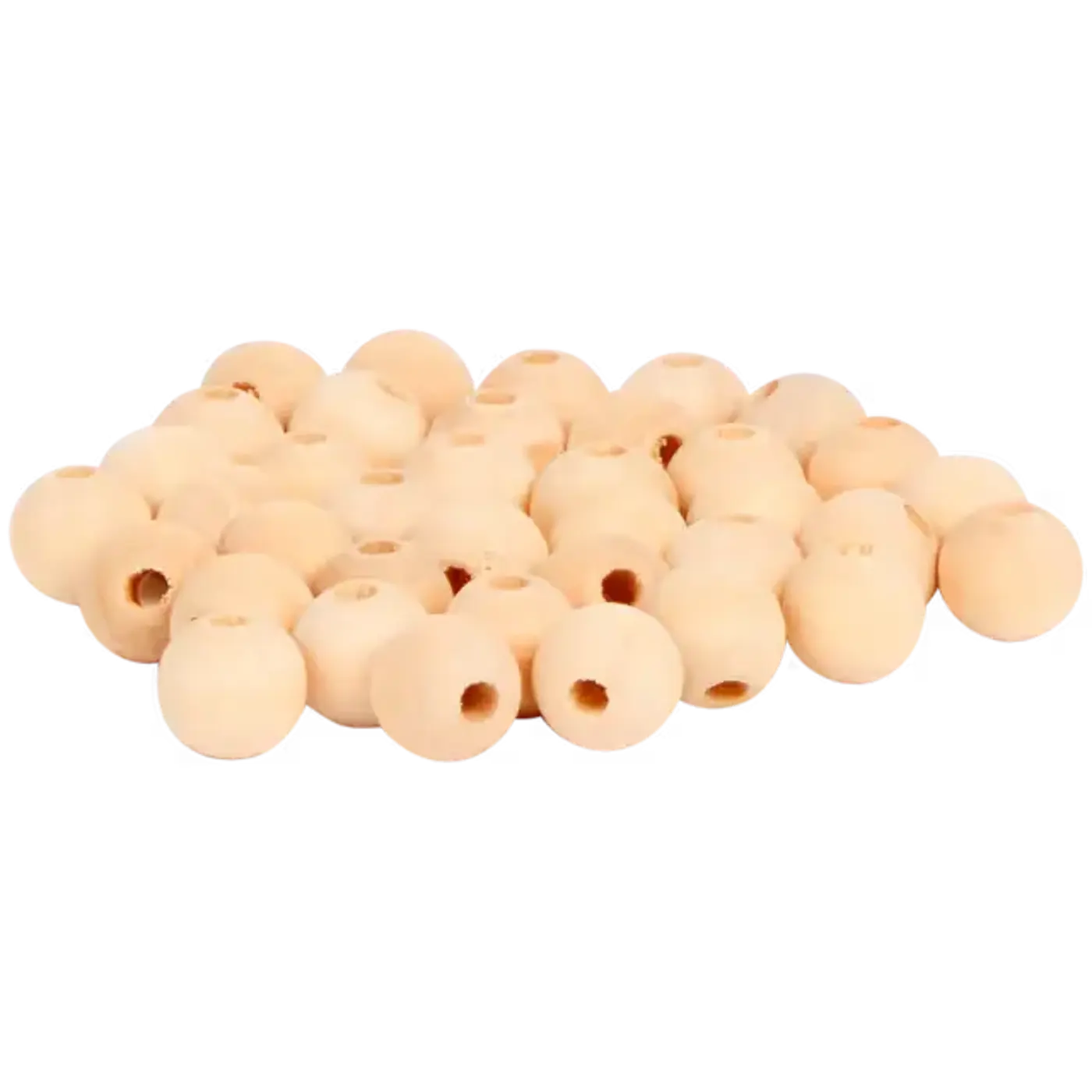 Hobby dřevěné korálky 11 mm – 50 g - fotografie 1