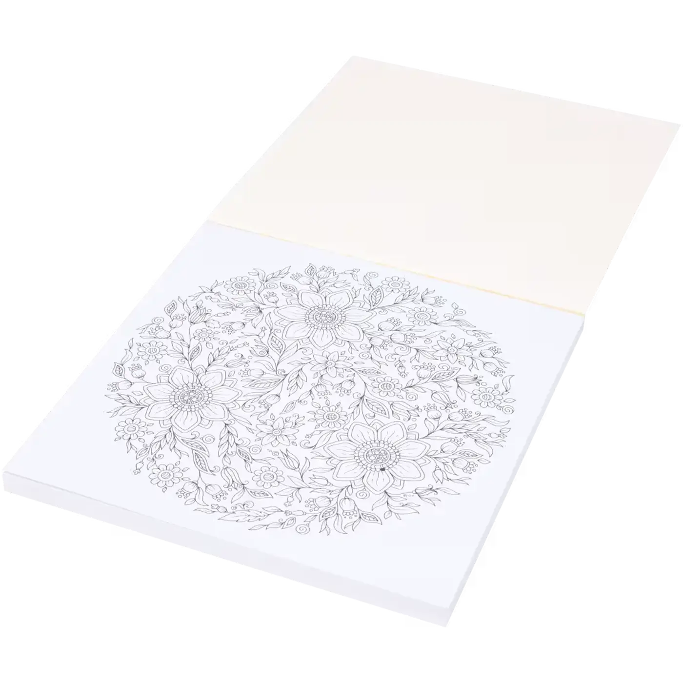 Omalovánky s mandalami Zelená  – 36 archů, 20 × 20 cm - fotografie 2