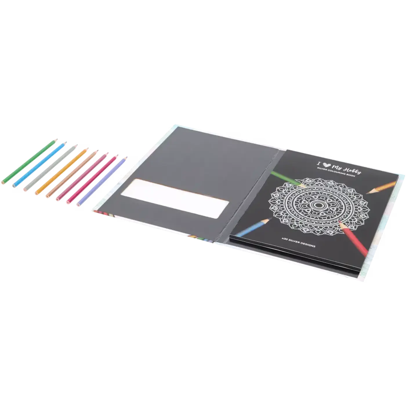 Omalovánky I Love My Hobby – 30 motivů + 8 metalických per Mandaly - fotografie 2