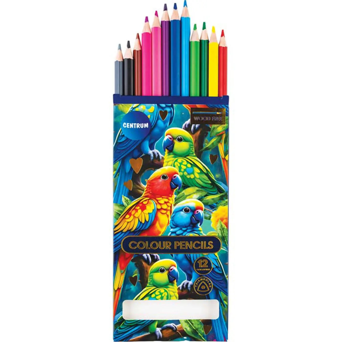 Pastelky Parrot 12 ks   - fotografie 1
