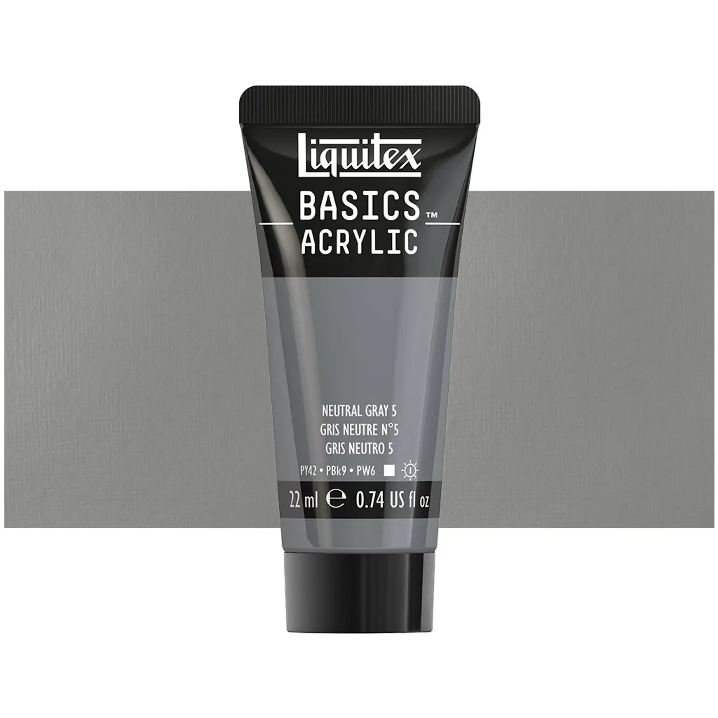 Akrylová barva Liquitex Basics 22 ml – 599 Neutral grays  - fotografie 1