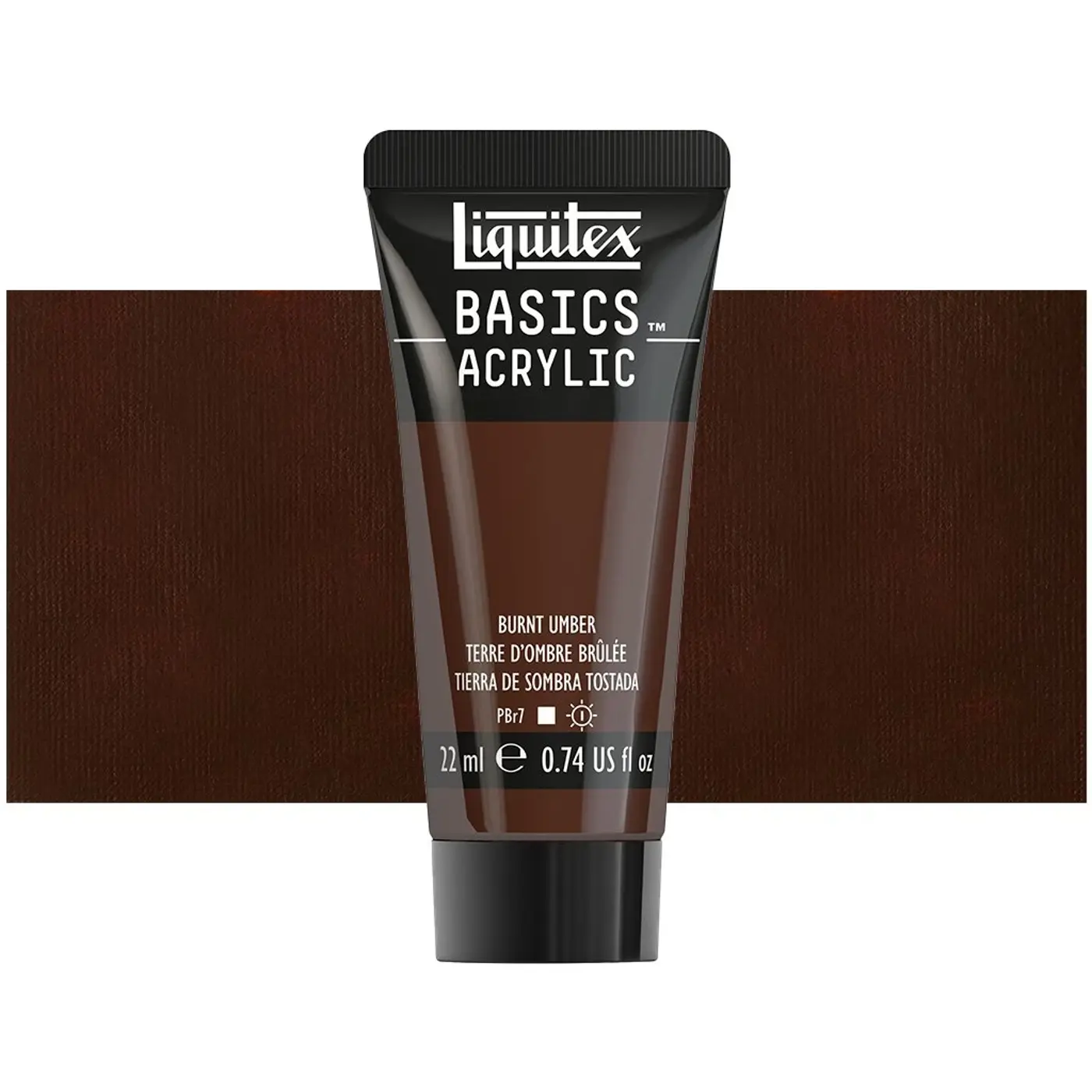 Akrylová barva Liquitex Basics 22 ml – 128 burnt umber  - fotografie 1