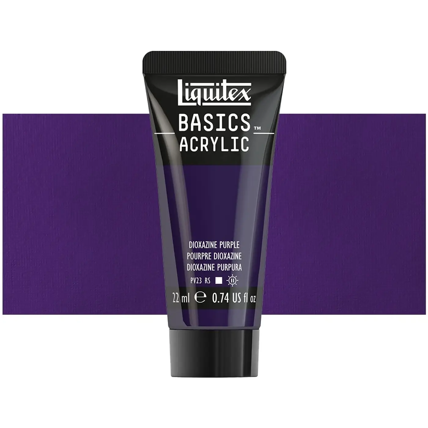 Akrylová barva Liquitex Basics 22 ml – 186 dioxazine purple  - fotografie 1