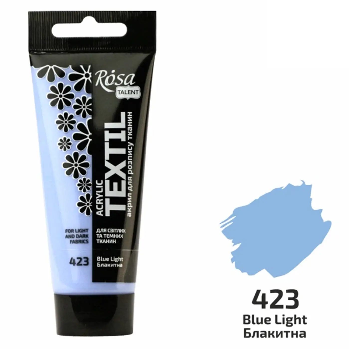 Barva na textil Rosa 60ml 23 Blue light - fotografie 1