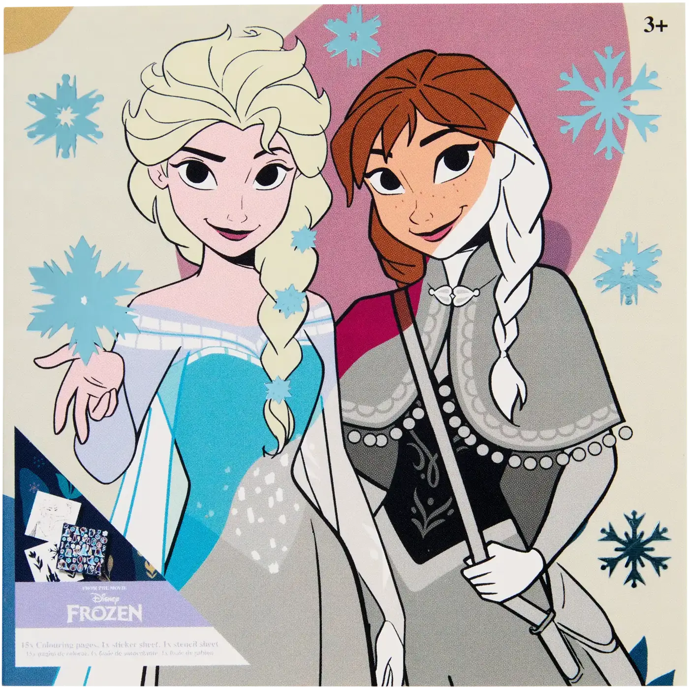 Knížka se samolepkami a omalovánkami frozen  - fotografie 1