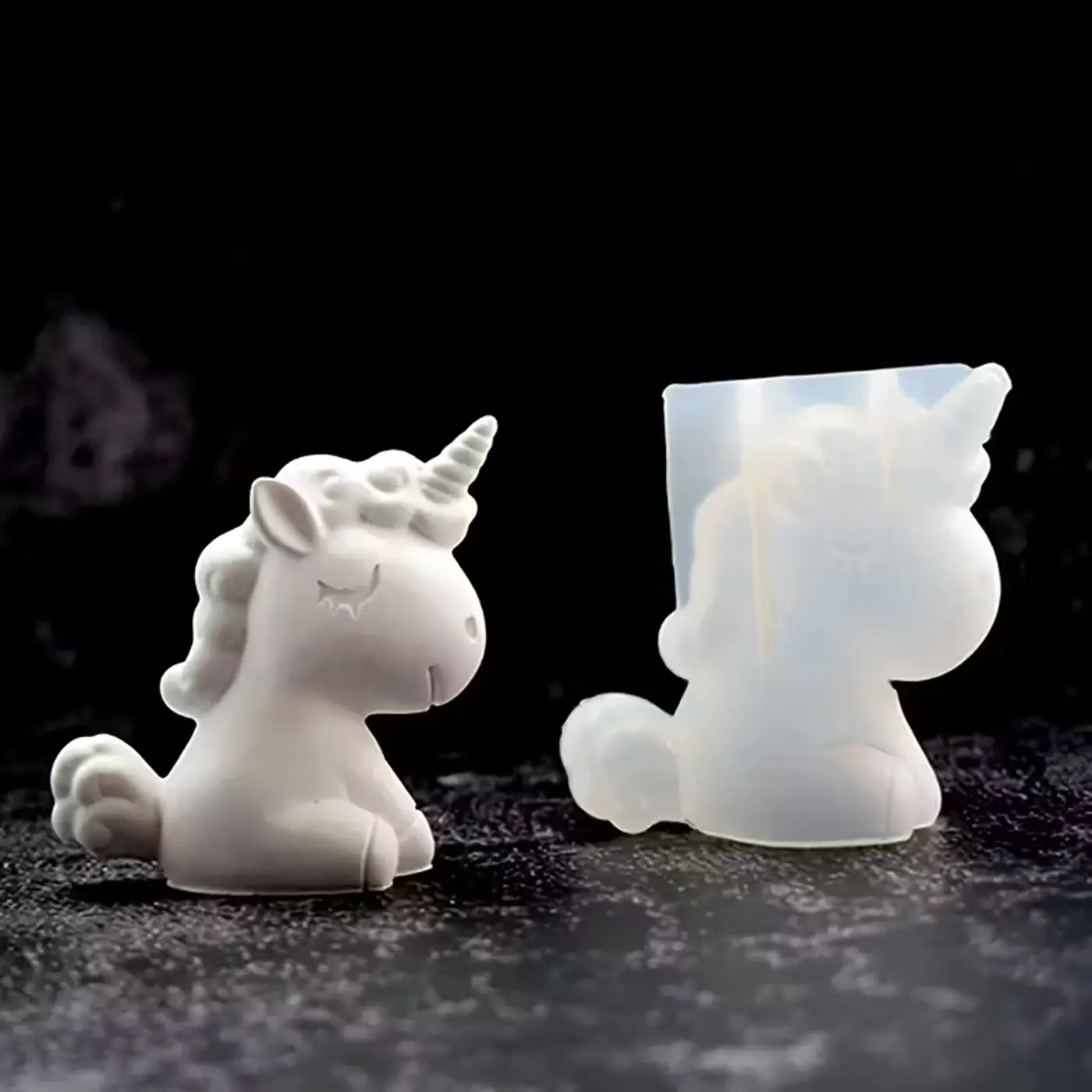 Forma na odlévání z pryskyřice nebo vosku 3D Jednorožec  - fotografie 1