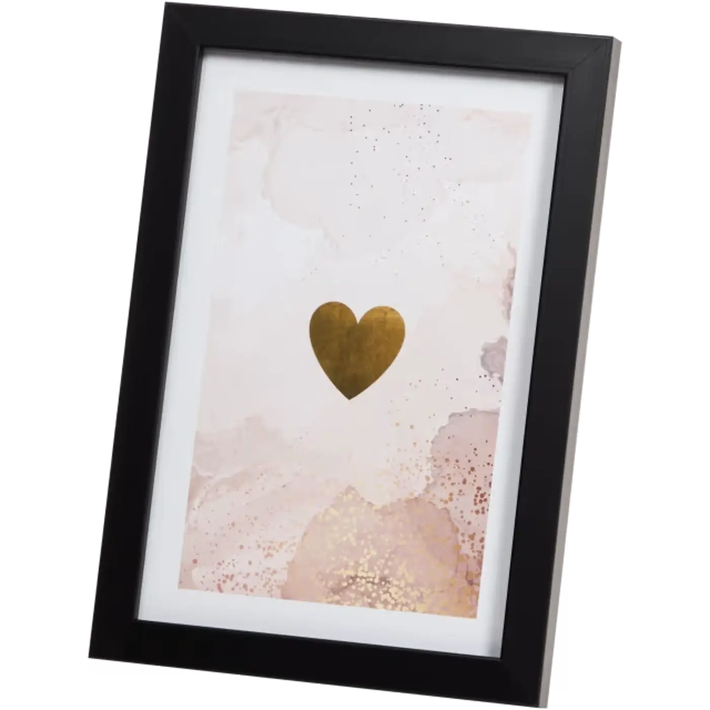Fotorámeček Love 13 × 18 cm – Černý , MDF se sklem - fotografie 1