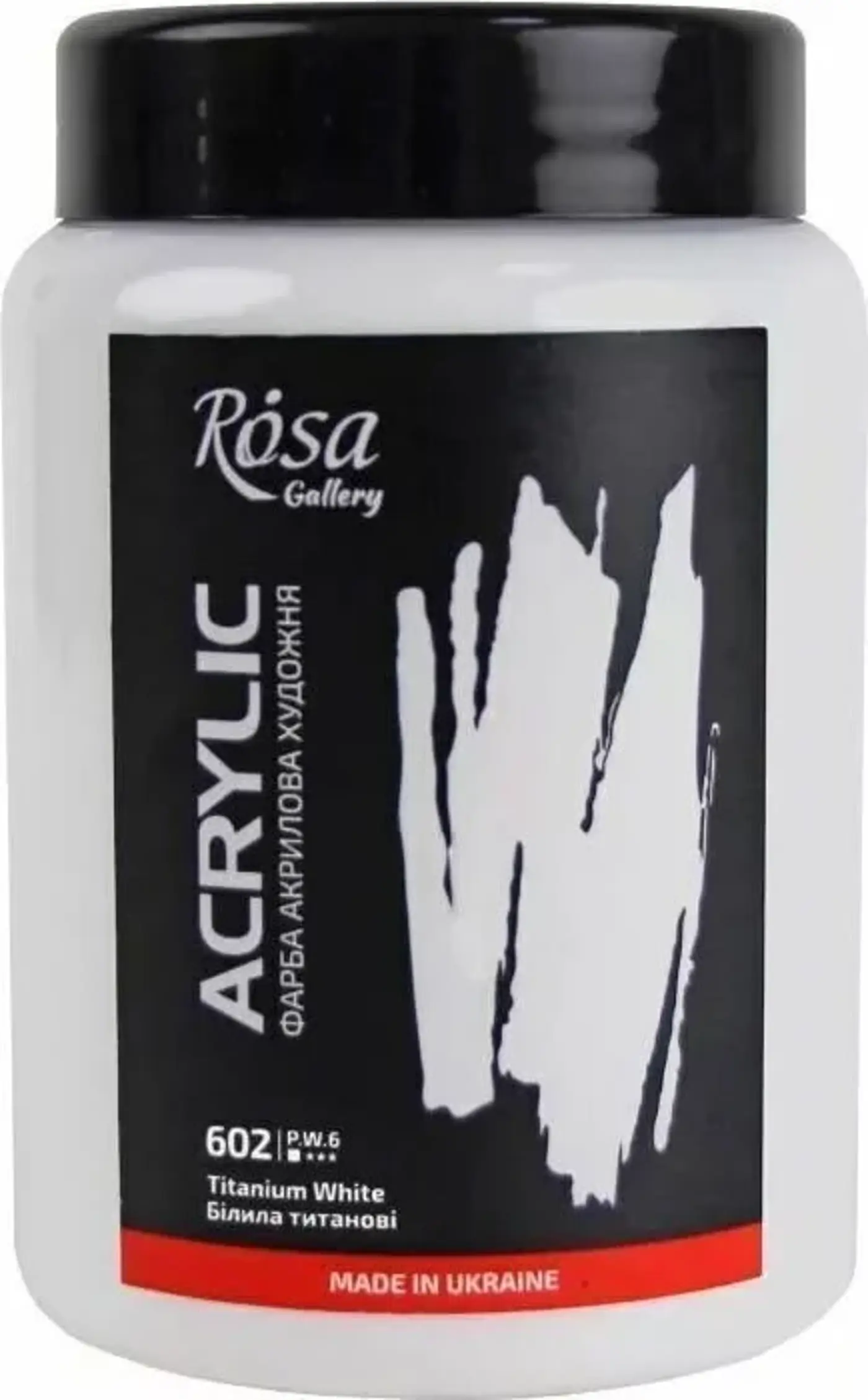 Rosa Gallery Akrylová barva Titanium White (602) 400 ml 1 ks - fotografie 1