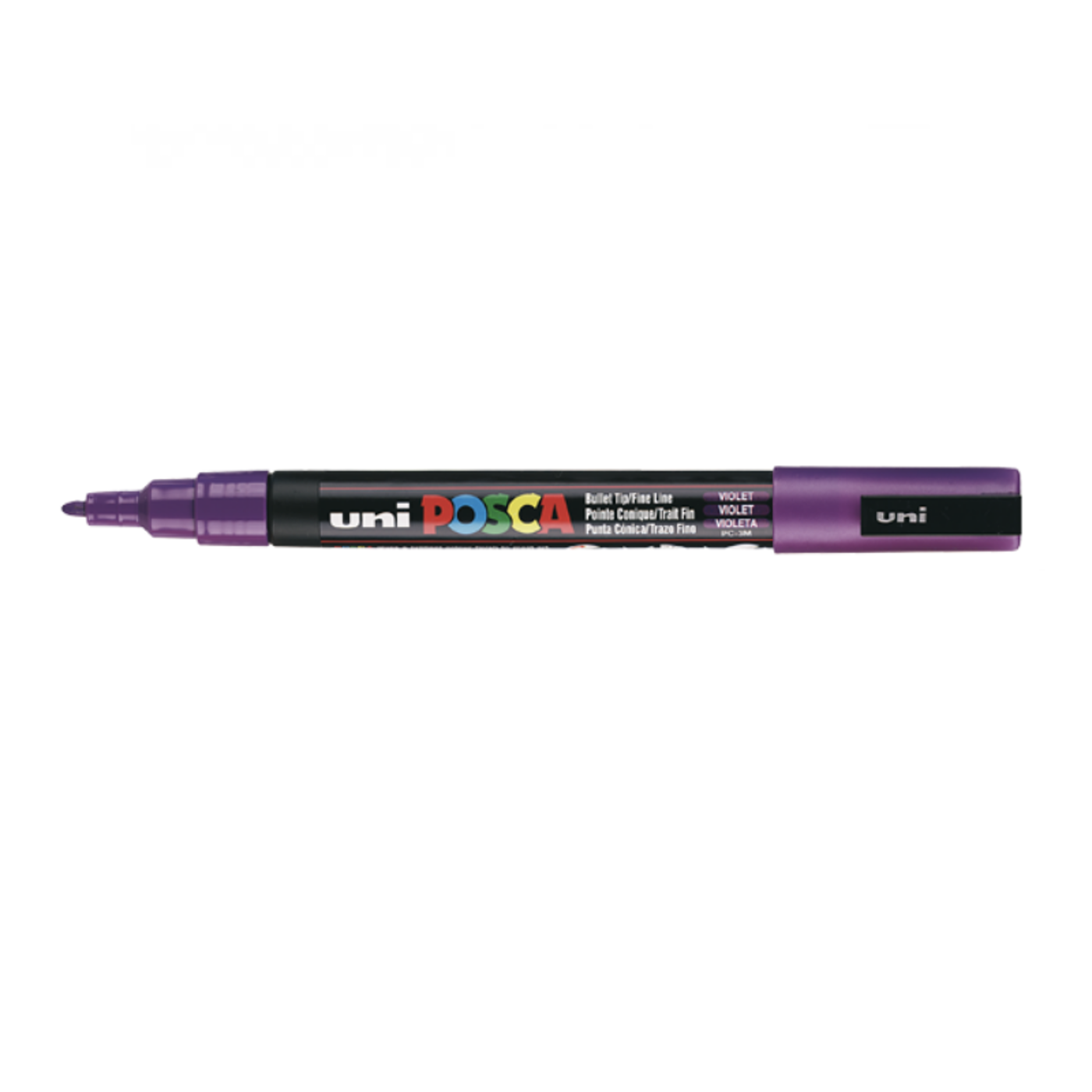 Akrylový fix Uni Posca PC-3M 0,9–1,3 mm – 12 fialová - fotografie 1