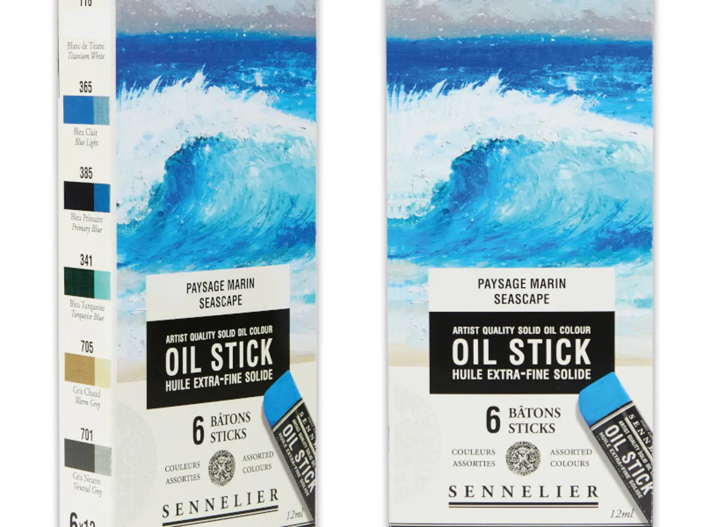 Sennelier oil stick sada 6ks – Seascape - fotografie 1