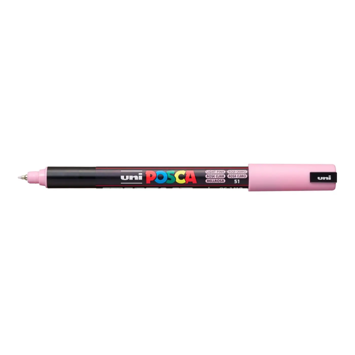 Acrylic marker Uni Posca 0.7mm PC-1MR – 51 světle růžová - fotografie 1