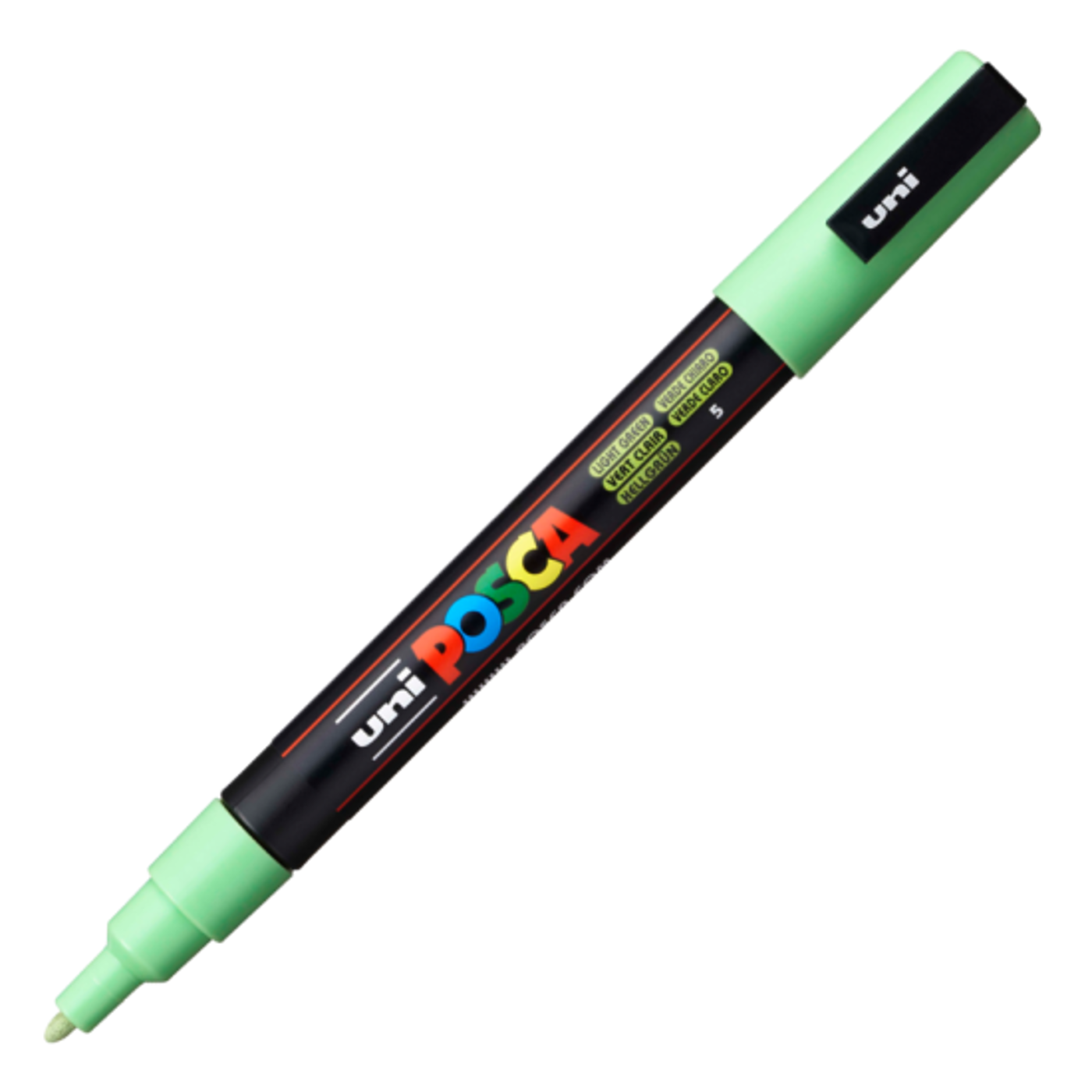 Akrylový fix Uni Posca PC-3M 0,9–1,3 mm – 5 zelena  - fotografie 1
