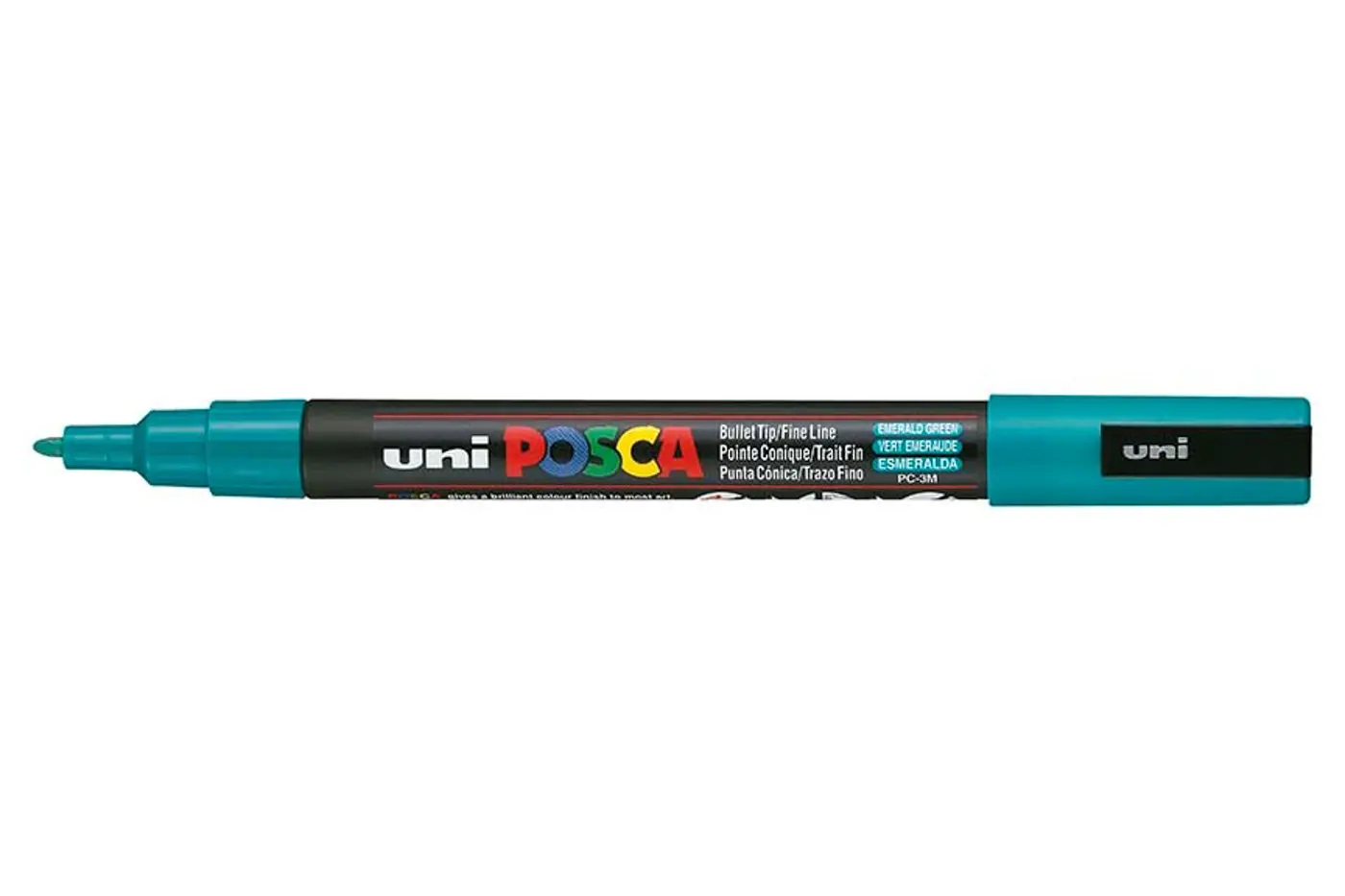 Akrylový fix Uni Posca PC-3M 0,9–1,3 mm – 31 smaragdová - fotografie 1