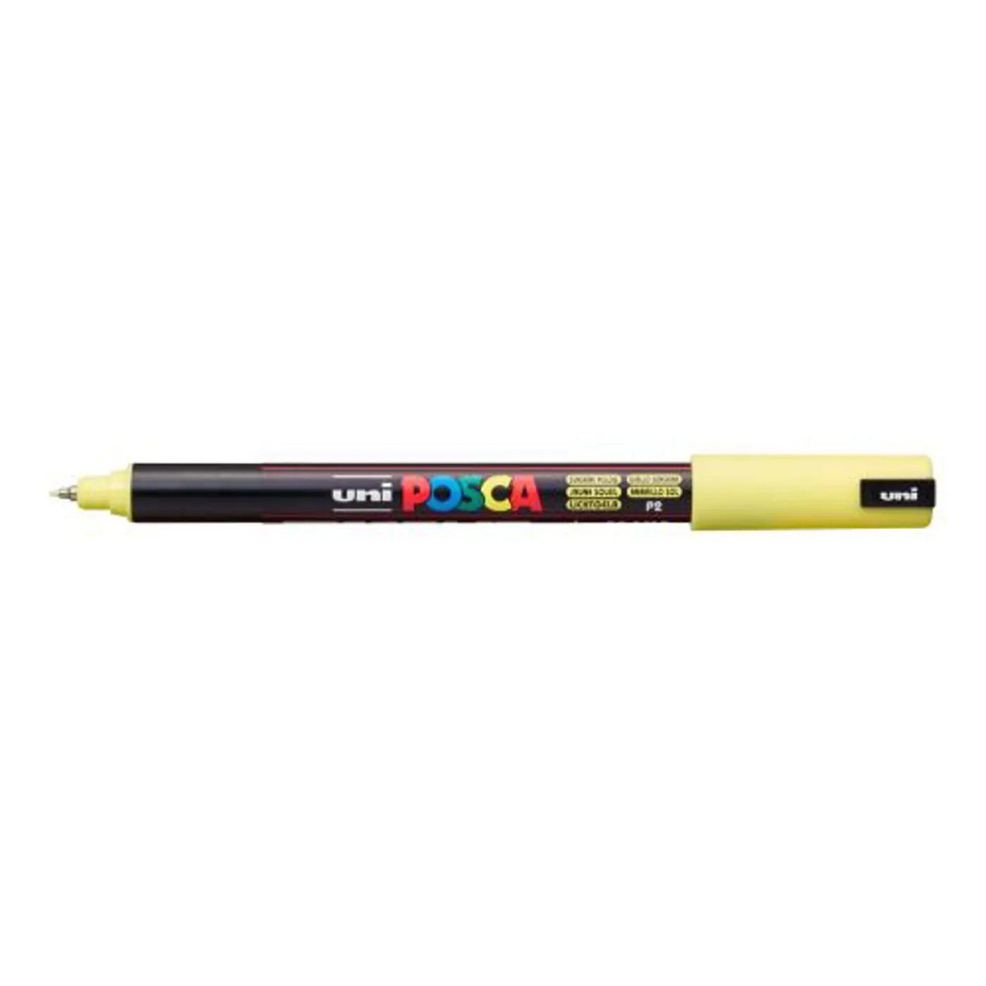 Acrylic marker Uni Posca 0.7mm PC-1MR – P02 žlutá slunečná - fotografie 1