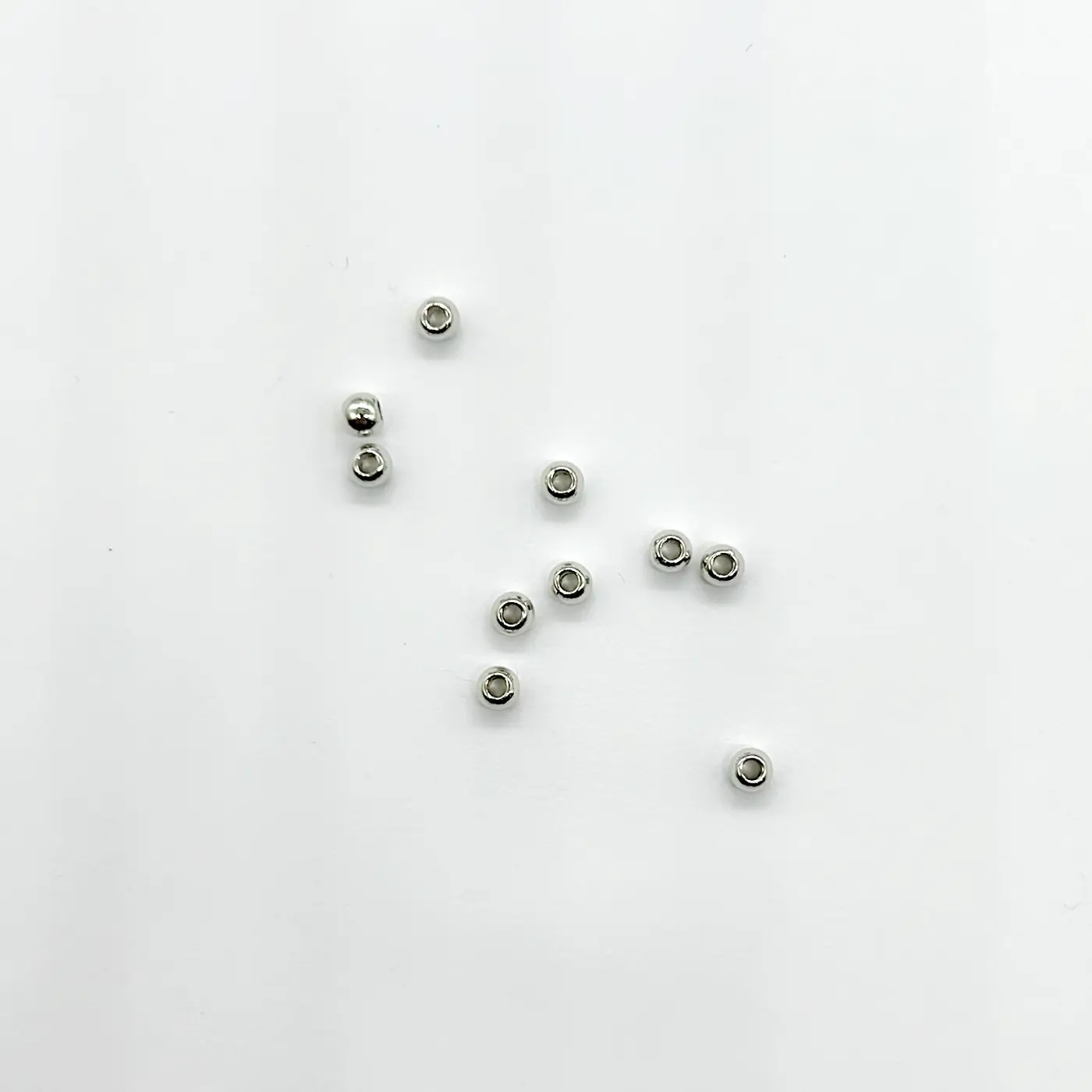 Korálky z nerezové oceli  3 mm - fotografie 1
