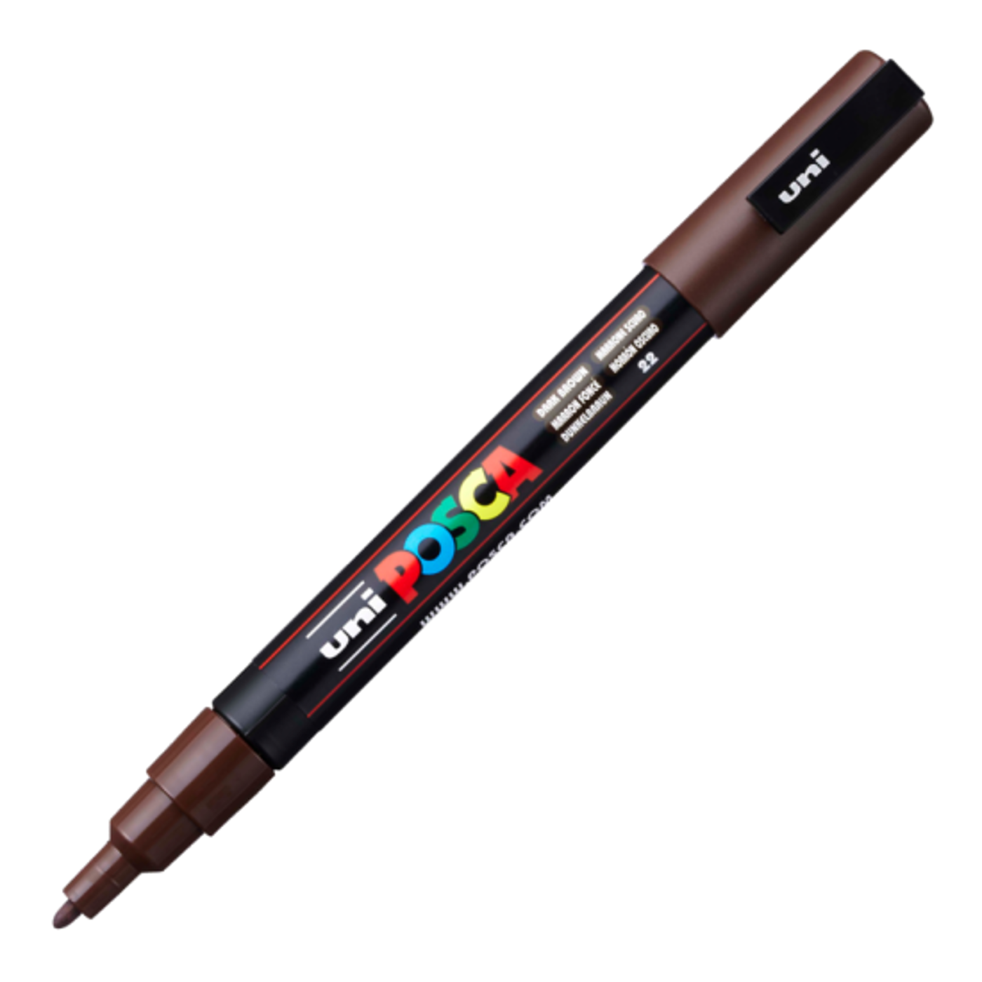 Akrylový fix Uni Posca PC-3M 0,9–1,3 mm – 22 tmavě hnědá - fotografie 1
