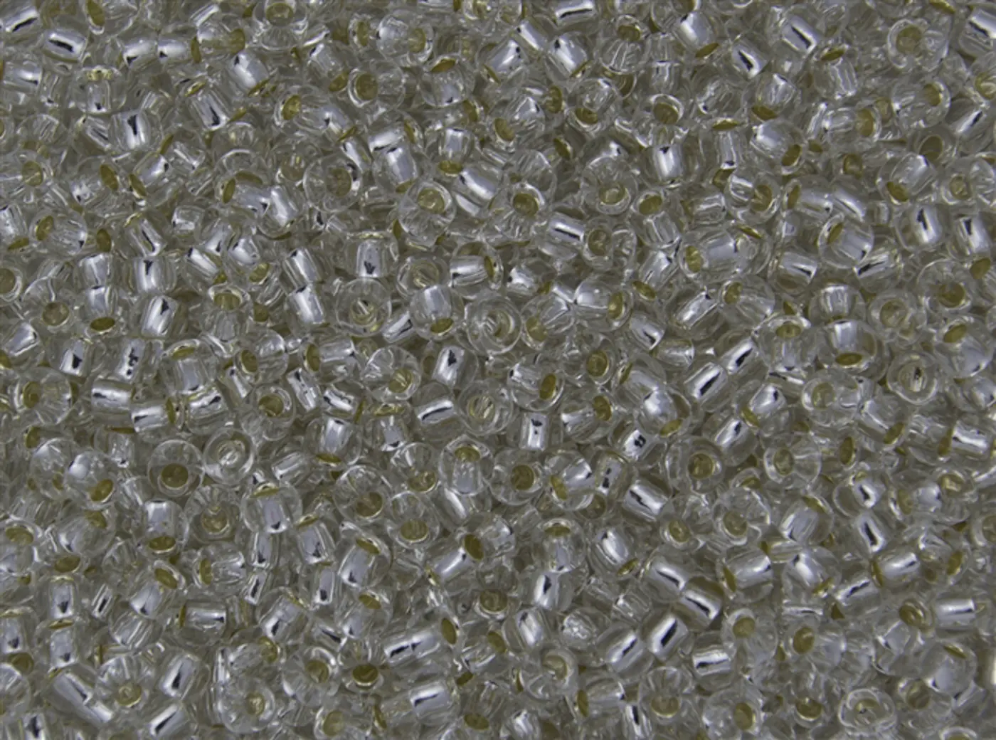 Rokajlové korálky - Round 11/0 : Silver-Lined Crystal TR-11-21  - fotografie 2