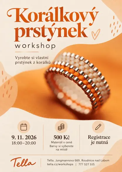 Korálkový prstýnek