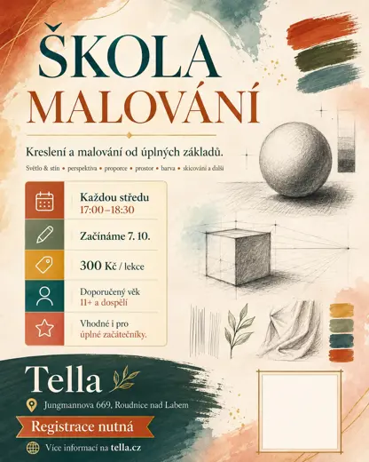 ŠKOLA MALOVÁNÍ OD ZÁKLADŮ 