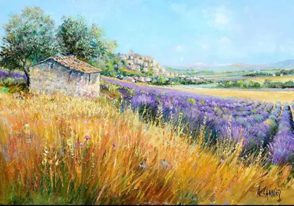 Kurz olejomalby: Provence v barvách léta