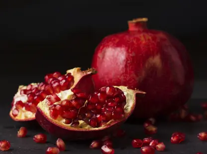 Olejomalba: Šťavnatý granát (zátiší 30 × 40 cm)