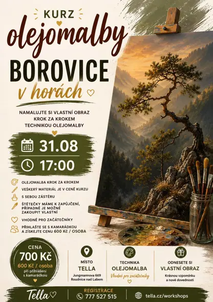 Olejomalba – Borovice v horách