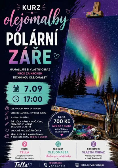 Olejomalba – Polární záře